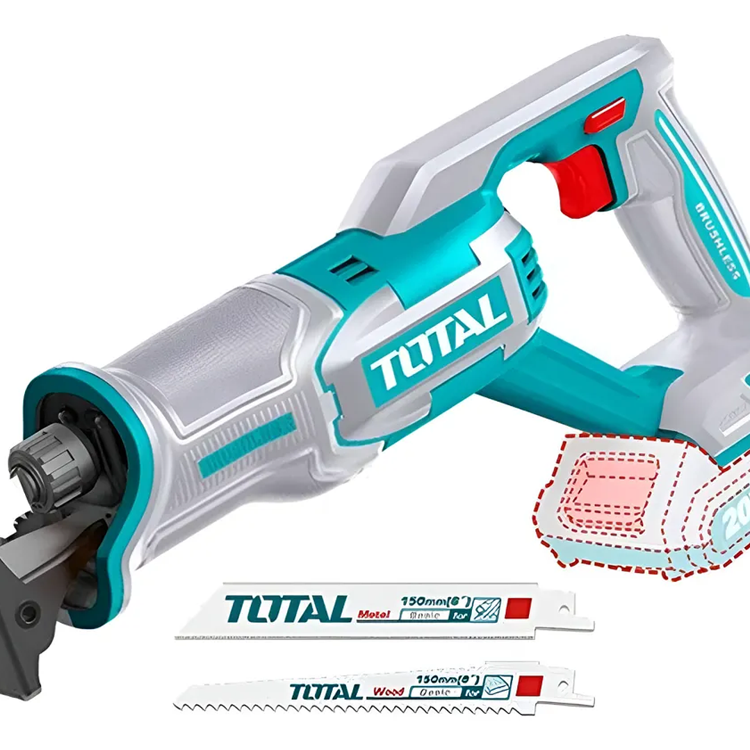 Sierra Sable Inalámbrica 20v Total Trsli2108 1