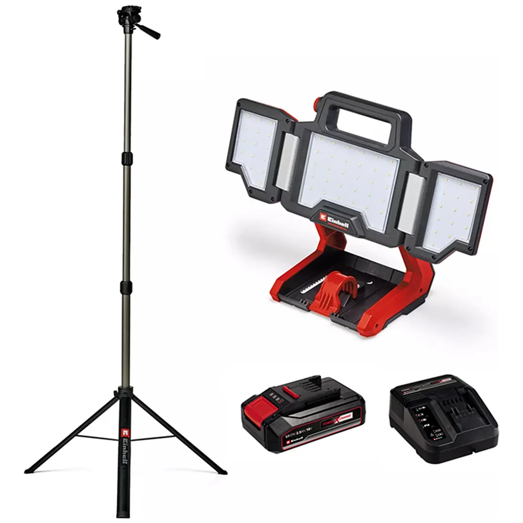 Set Lámpara Linterna 18v Tp-cl 18/3000 Li Bat+ Carg Einhell Color de la linterna UNICO Color de la luz Blanco 1