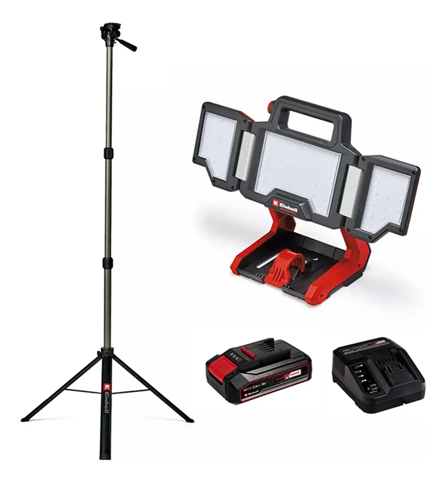 Set Lámpara Linterna 18v Tp-cl 18/3000 Li Bat+ Carg Einhell Color de la linterna UNICO Color de la luz Blanco 1