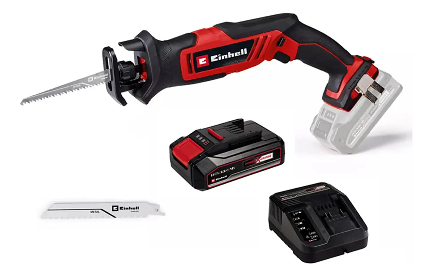 Sierra Sable Inalambrica 18v Bat+ Carg Einhell 4326315 1