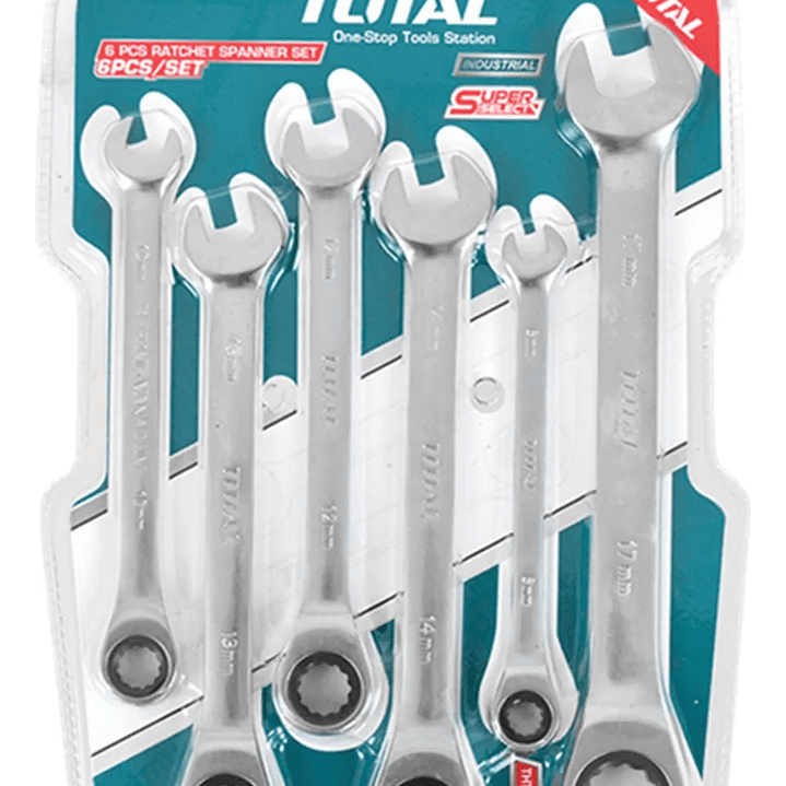 Set Llaves Punta Corona Con Chicharra 8 Piezas Total Color Turquesa 1