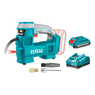 Inflador Compresor Aire Digital 20v Bat+ Carg Total Color Único color Fase eléctrica Monofásica