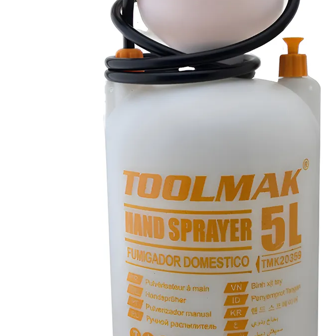 Rociador Pulverizador Fumigador Manual Presión 5 Lts Toolmak Color UNICO 1