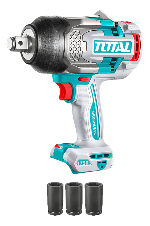 Taladro Pistola Llave Impacto 20v 1750nm Total Turquesa