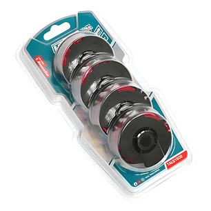 Set De Hilo Nylon P/ Orilladora 4 Piezas Total Tals1602