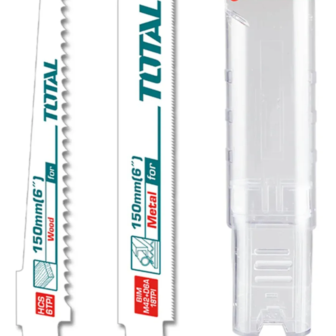 Set Hojas De Sierra Sable 10 Piezas 150mm Super Total 1