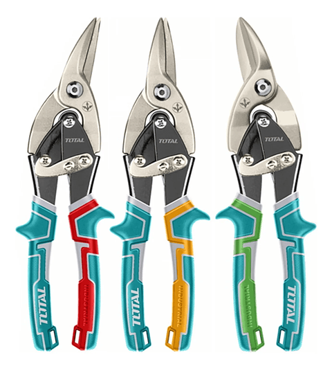 Set De Tijeras Hojalatera 3 Piezas Total Tht520106k