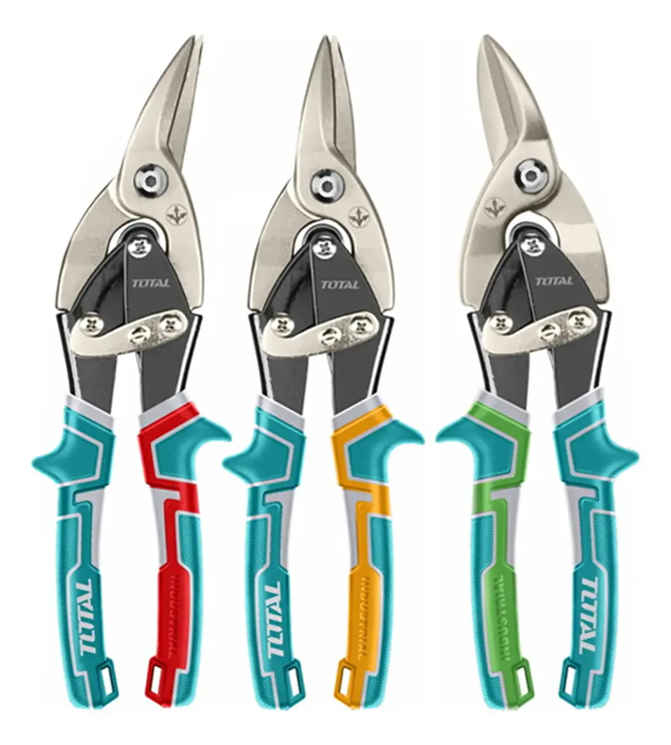 Set De Tijeras Hojalatera 3 Piezas Total Tht520106k 1