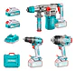 Kit Rotomartillo+ Taladro Percutor+ Llave Impacto 20v Total - Miniatura 1