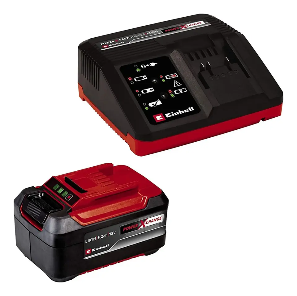 Kit Cargador + Batería 18v 5.2ah Einhell 4512114 1