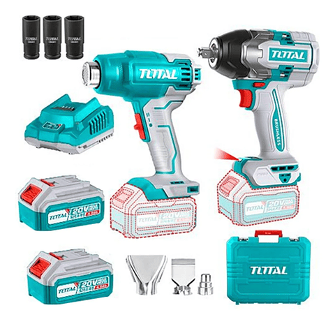 Kit Pistola De Calor + Llave De Impacto Total Tosli240489