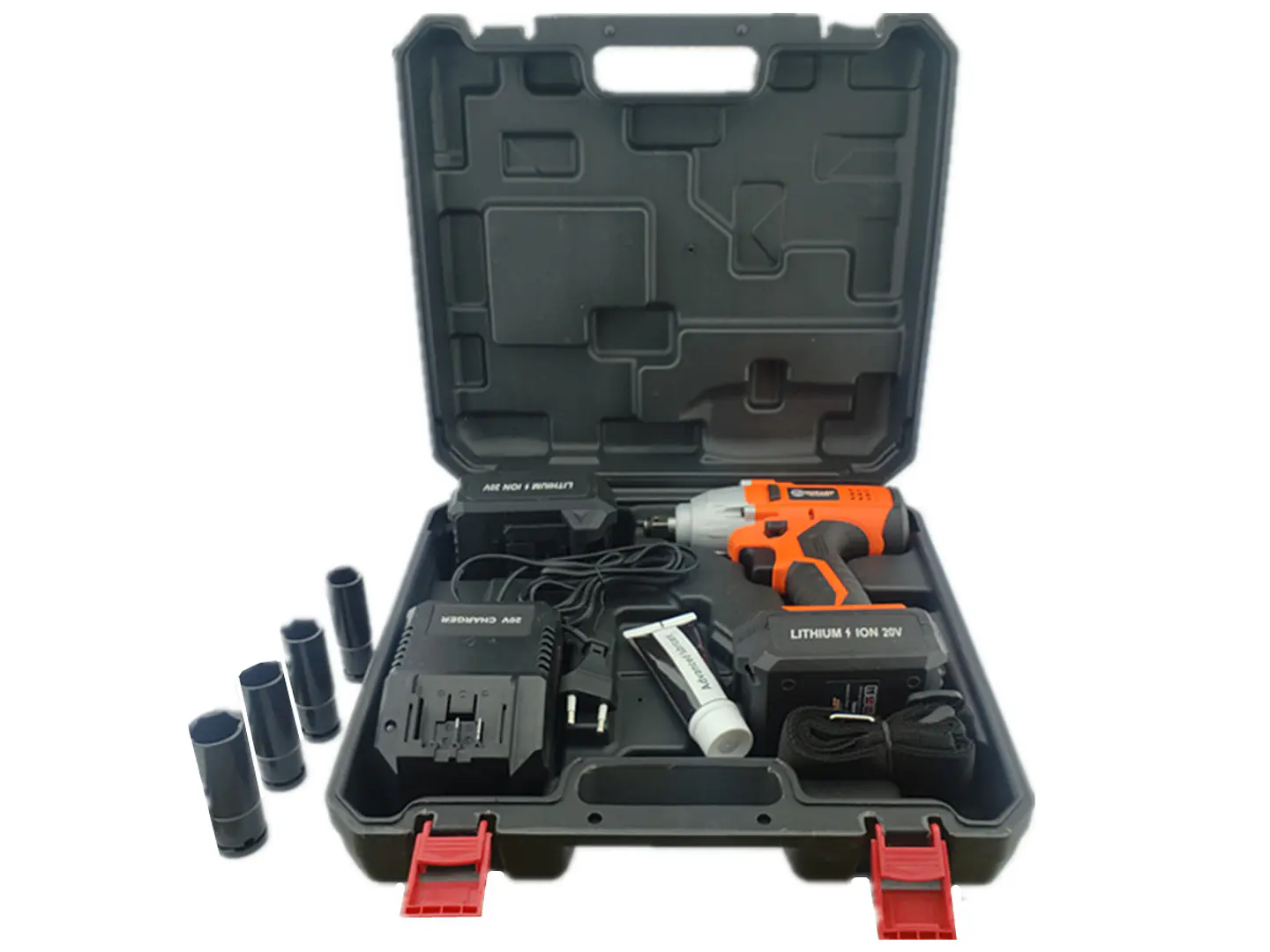 Pistola Taladro De Impacto Inalámbrico 20v 2 Bateria Toyaki 2