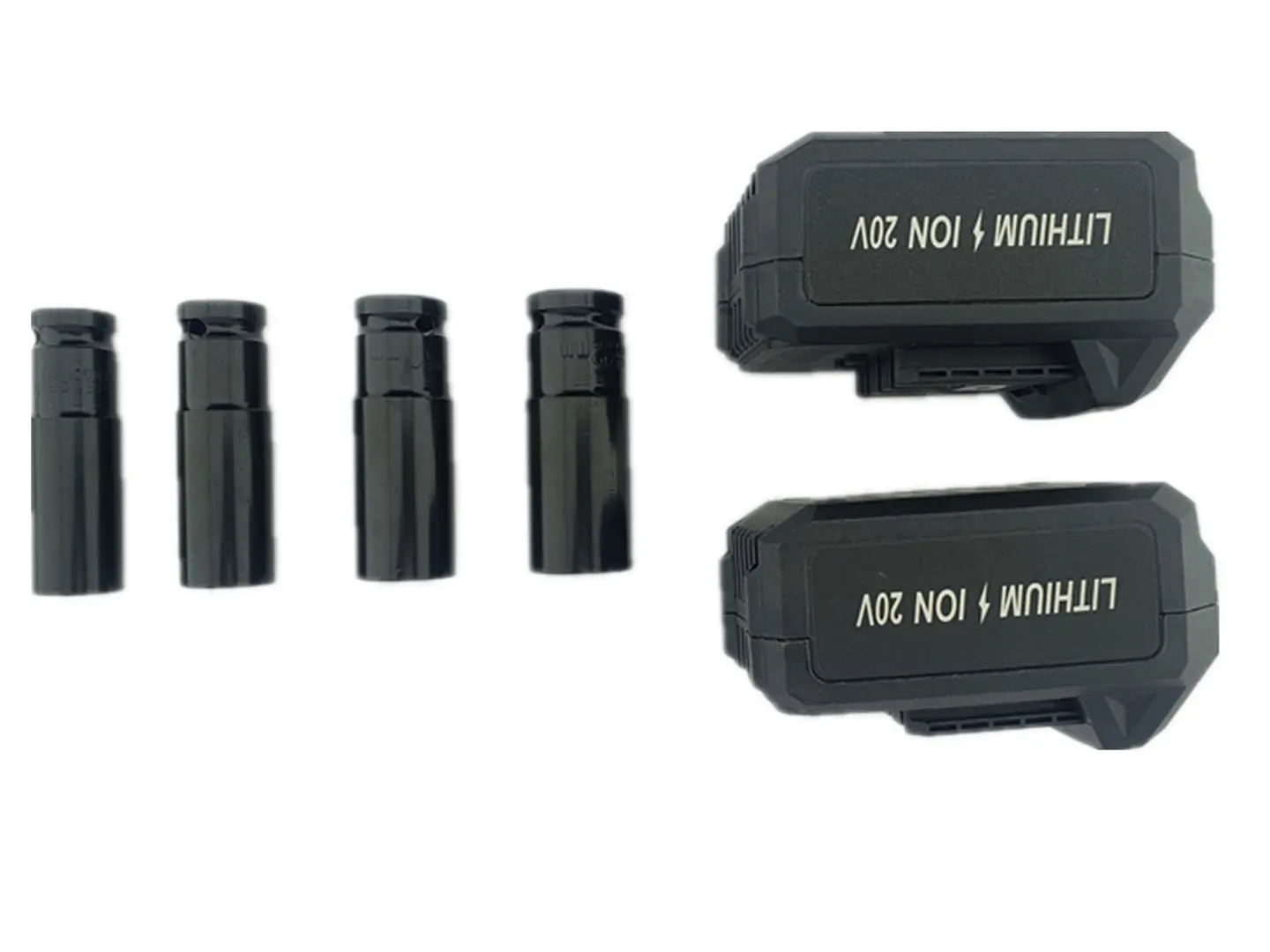 Pistola Taladro De Impacto Inalámbrico 20v 2 Bateria Toyaki 4