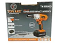 Pistola Taladro De Impacto Inalámbrico 20v 2 Bateria Toyaki - Miniatura 5