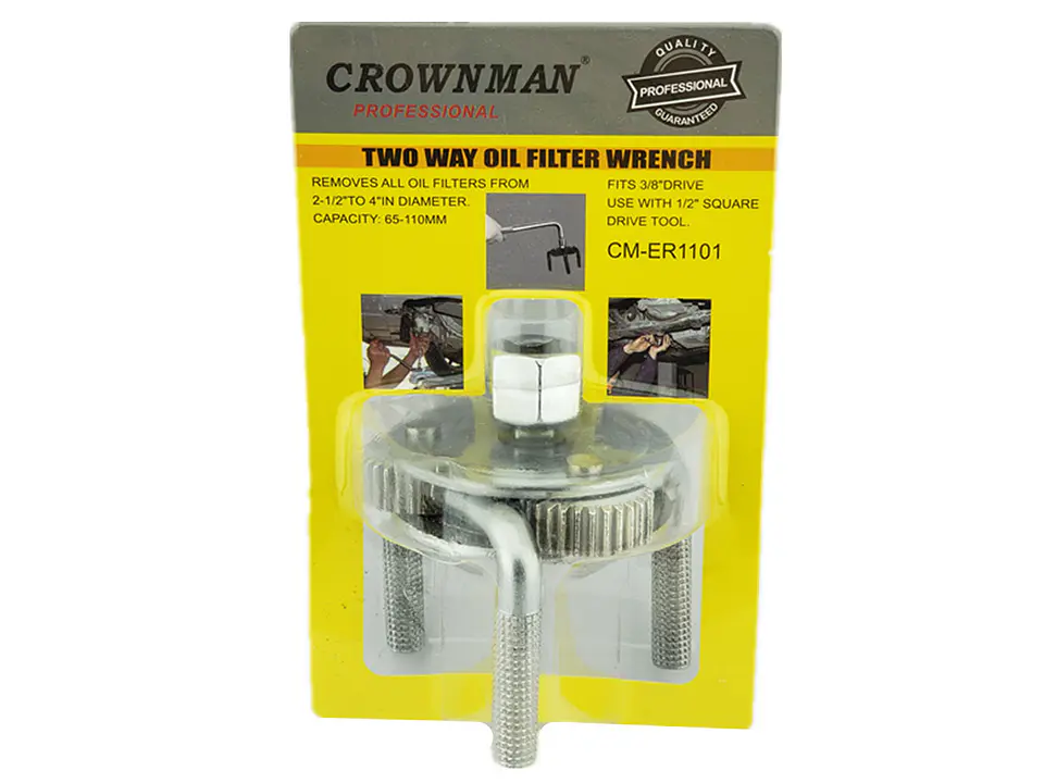Llave Saca Filtro De Aceite Tipo Araña Universal Crownman 2