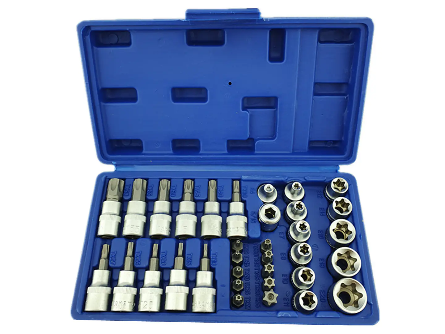 Juego De Dados 3/8 Torx Estrella Macho Y Hembra 34 Piezas 1