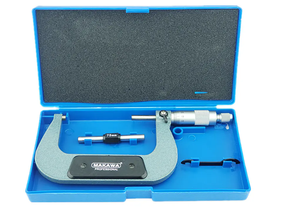 Micrometro Exterior 75 - 100 Mm 0.01 Mm Makawa 1