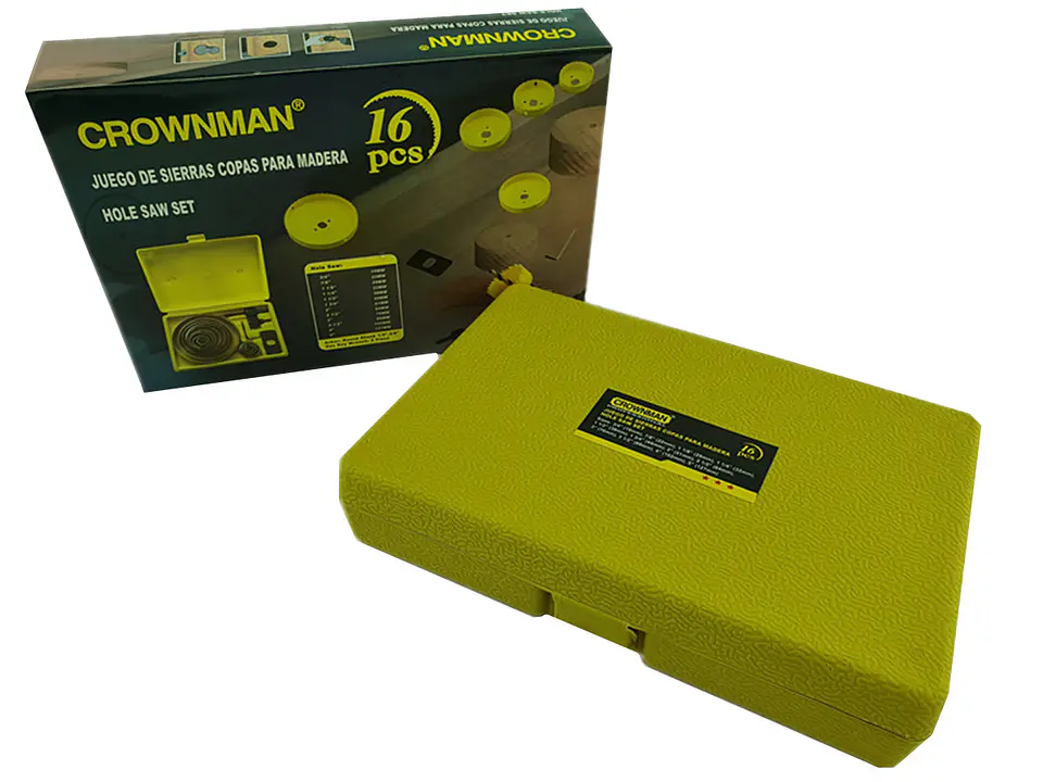 Juego De Hoja De Sierra Copas 16 Piezas Crownman 5