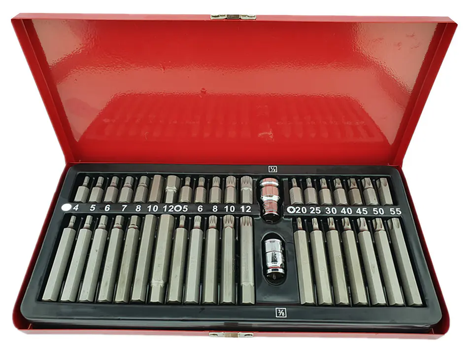 Set Kit Juego Puntas Corto Largo Torx Allen Imbus 40 Piezas 5