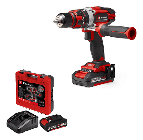 Taladro Atornillador Percutor 18v 2bat+ Carg Einhell 4513935