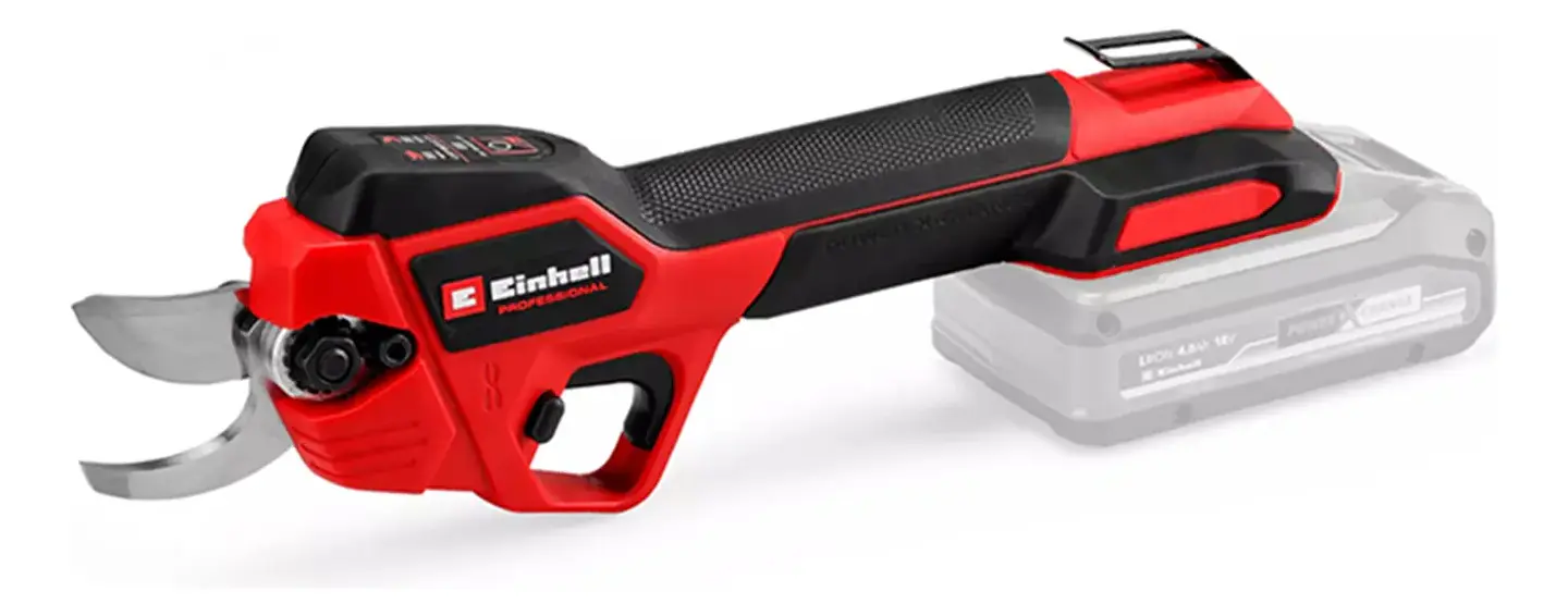 Tijera De Podar Inalambrica Jardineria 18v Einhell Brussless Gp-ls 18 28 Li Bl 3408320 Color Rojo Y Negro 1