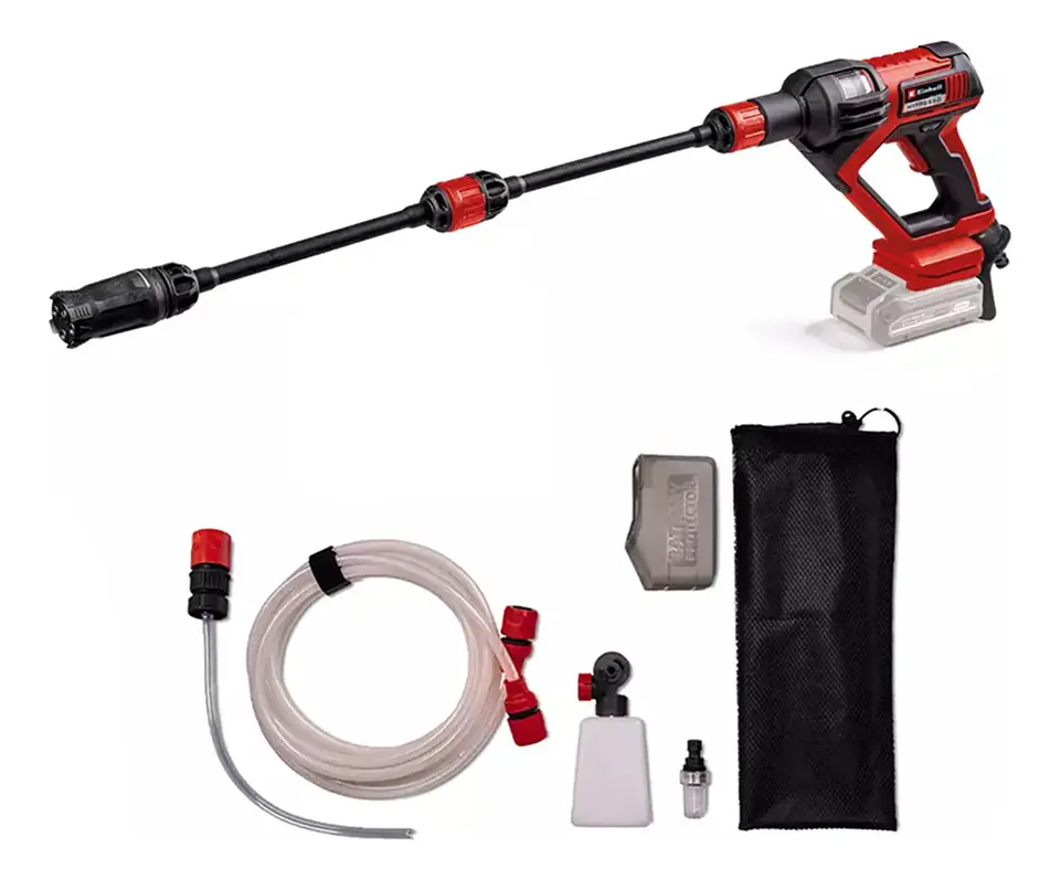 Einhell Hypresso 18/24 Li Lavadora A Presion Inalambrica Color Negro Y Rojo 1
