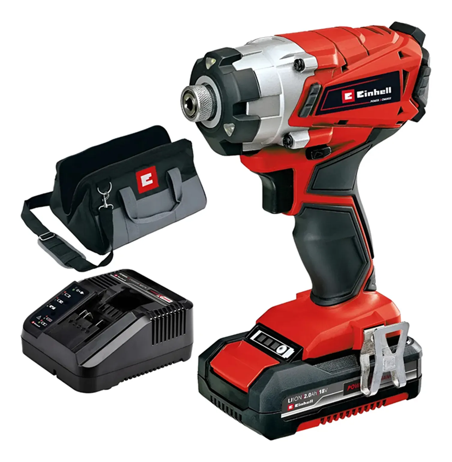 Atornillador Impacto Te-ci 18/1 Li Kit Sb 18v Einhell Rojo 1