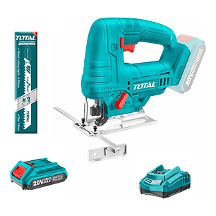 Sierra Caladora Inalambrica 20v Bat + Carg Total Tjsli6508