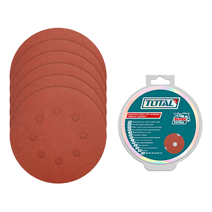 50 Lijas Con Velcro Lijadora Roto Orbital 5 125mm Total