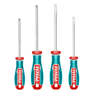  Kit Set Juego Destornilladores 4 Piezas Total Tksds0426