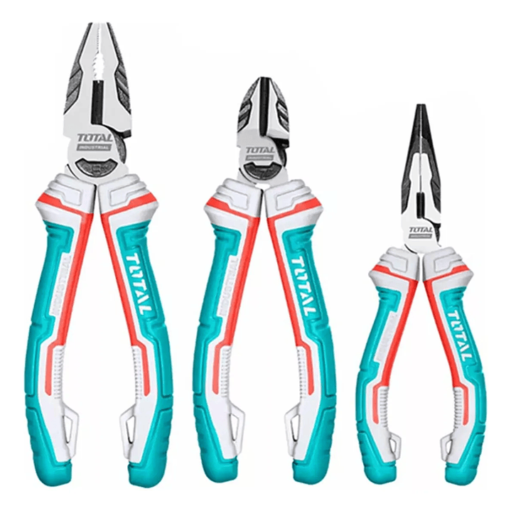  Kit Set Juego De Alicates 3 Piezas Total Tht2k0301s 1