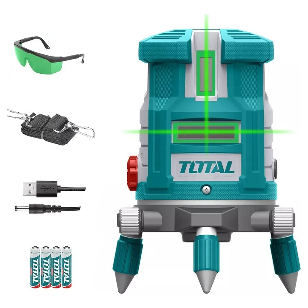 Nivel Laser Autonivelación Línea Verde 360 Grados Total 1