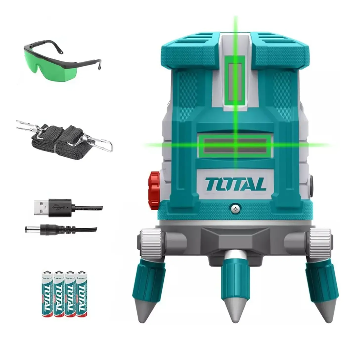 Nivel Laser Autonivelación Línea Verde 360 Grados Total 1
