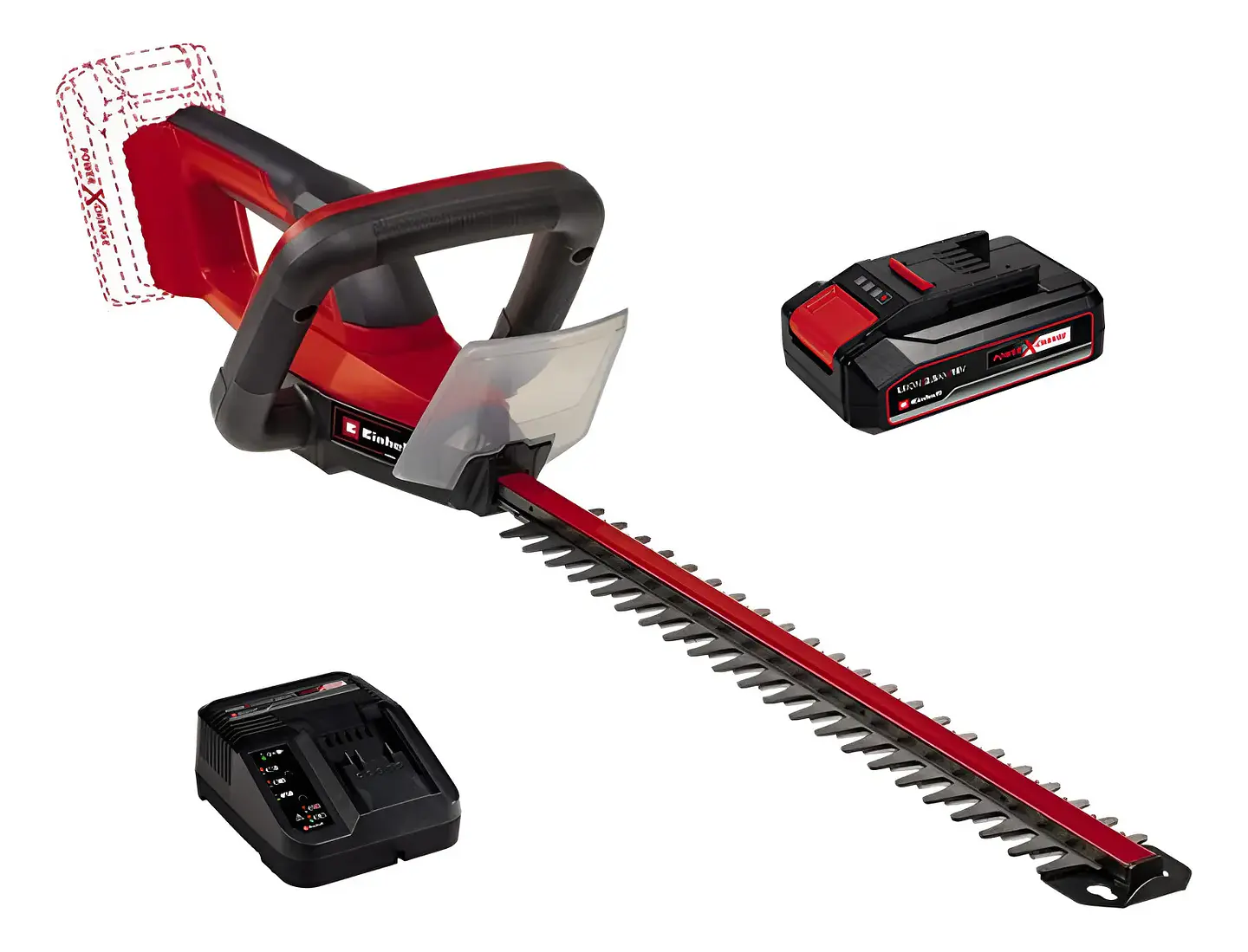Cortasetos 18v Gc-ch 18/40 Li Solo Bat + Carg Einhell Color Rojo 1