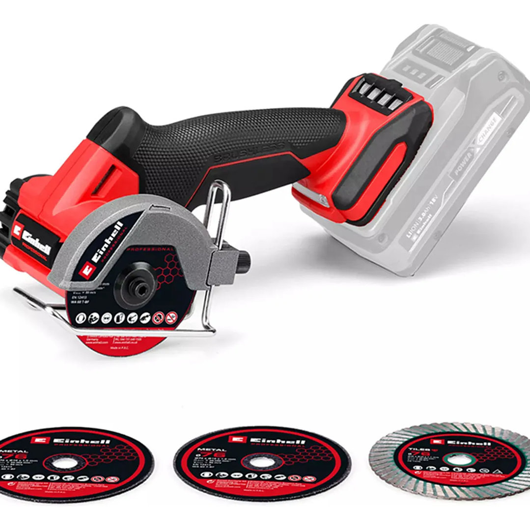 Mini Galletera Esmeril Angular 76mm 18v Einhell 4432000 Rojo 1