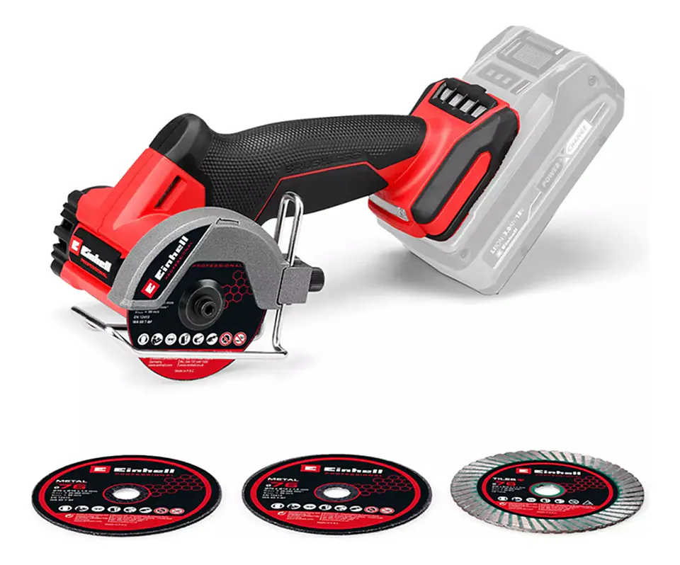 Mini Galletera Esmeril Angular 76mm 18v Einhell 4432000 Rojo 1