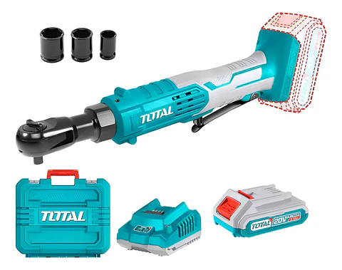 Llave Chicharra 20v 3/8" 65nm + Bateria + Cargador Total Tdrli2060152