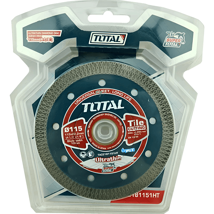 Disco Diamantado 115mm Ultra Fino Total Tac2181151ht 1