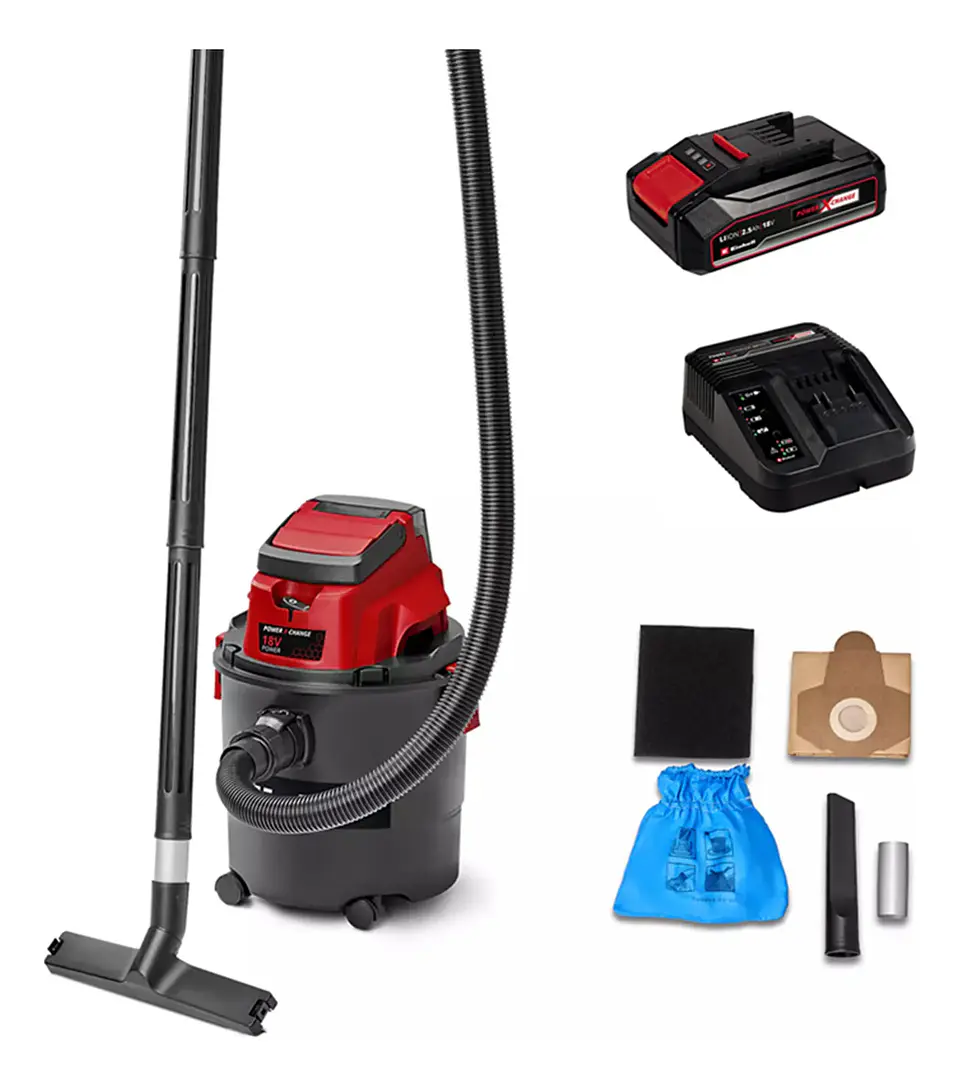 Aspiradora 18v 15lts Polvo/ Agua Bat+ Carg Einhell 2347145 Unico 1