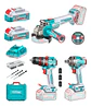 Taladro+ Llave De Impacto+ Galletera Esmeril Total - Miniatura 1