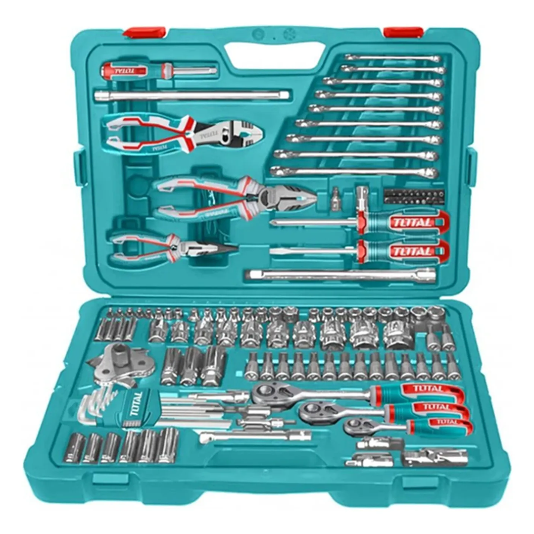 Kit Set Juego Dados Y Herramientas 135 Pcs Total Thkthp21356 Turquesa 1