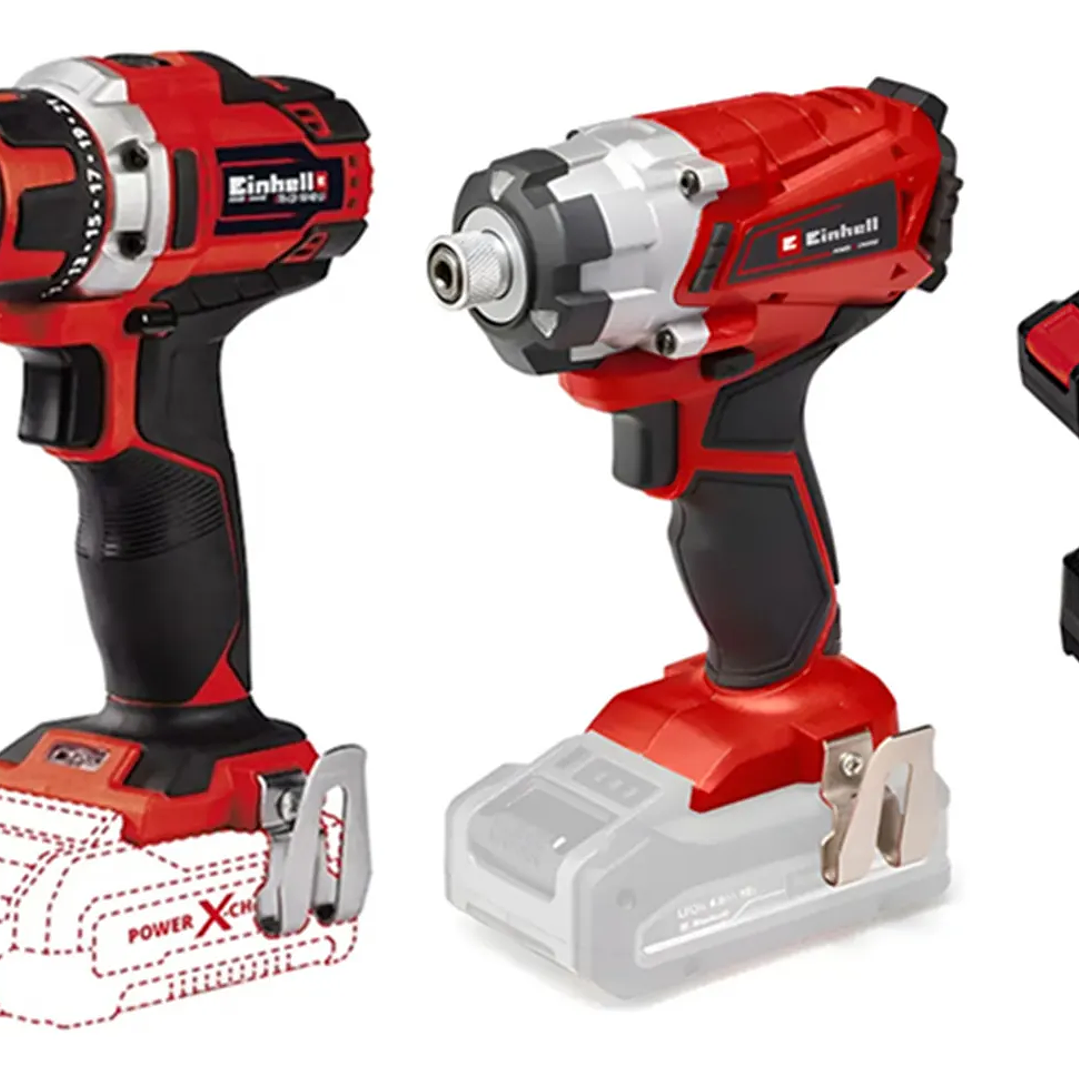 Taladro Atornillador + Atornillador Impacto 18v Einhell Unico 1