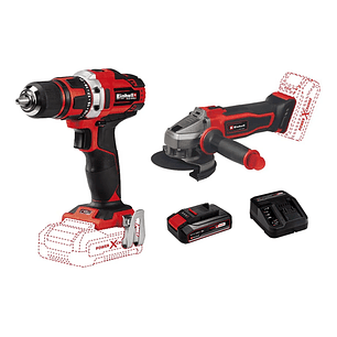 Taladro Atornillador+ Galletera Esmeril Angular 18v Einhell Unico 45139254431166-12