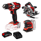 Taladro Atornillador+Sierra circular 18v+Lijadora orbital18v - Miniatura 1