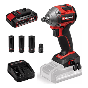 Taladro Pistola Llave Impacto 18v Bat+ Carg Einhell 4510090 Unico 50 Hz/60hz