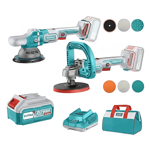 Kit 2 Pulidora 180mm + 150mm 20v Total Tosli241191 Turquesa