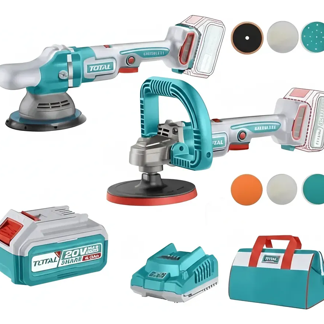 Kit 2 Pulidora 180mm + 150mm 20v Total Tosli241191 Turquesa 1