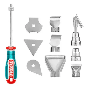 Set De 10 Accesorios Para Pistola De Calor Total Tba1011 Turquesa