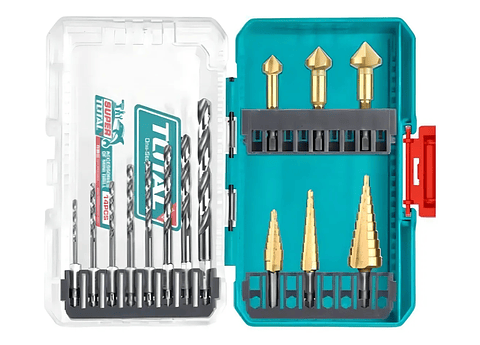 Kit Set De Brocas Escalonada 14 Piezas Total Tacsdl61401