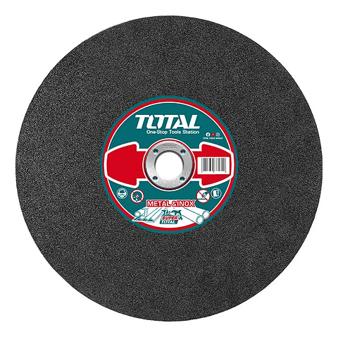 Disco Abrasivo De Corte Metal 355mm Total Color Negro